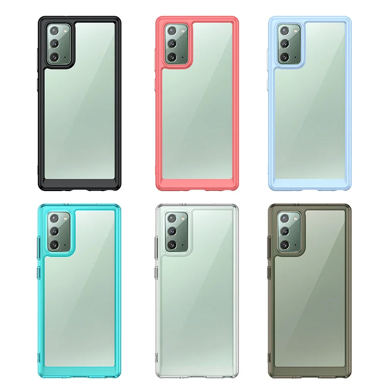 For Samsung Galaxy Note 20 Case Cover Samsung Note 20 Capas Shockproof Clear Transparent Fundas Samsung Note 10 Plus 20 Ultra