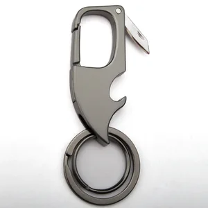 Creative Multifunctional Keychain for Men, Unusual Design, Bottle Opener, Detatable Knife, Portable Keychain 12 Main Sales Bottle Opener - №4