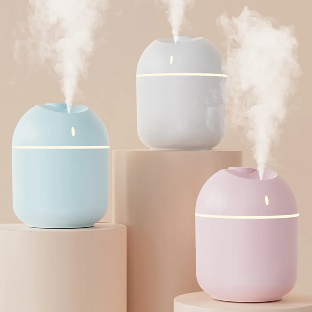 270ML Air Humidifier Cool Mist Aroma Diffuser LED Night Light  power-off protect USB Humidificador For Home Office