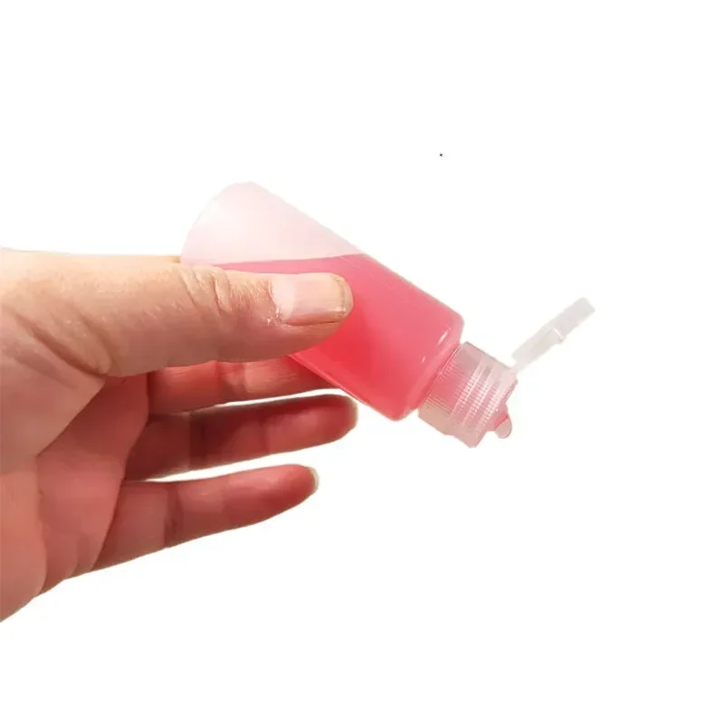 5 Stuks 10Ml-50Ml Lege Plastic Knijpflessen Met Flip Caps Mini Navulbare Reiscontainer Voor Shampoo Conditioner Lotion