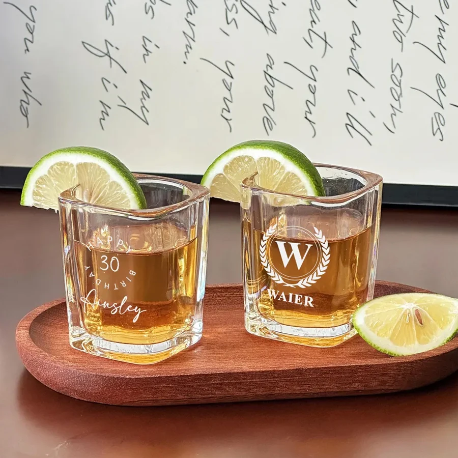 

Personalized Shot Glasses Custom Shot Glass for Wedding Gifts, Birthday Gift for Man, Christmas Gifts for Men Party Shot Glasses