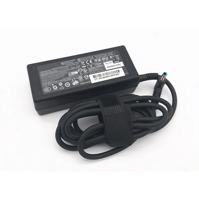 For HP 19.5V 3.33A 65W Laptop Charger Genuine Original AC Power Adapter Blue Tip  613149-001 854117-850 677770-002 693149-001