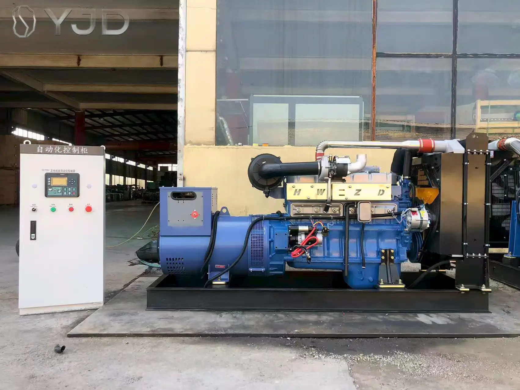 Weif-ang Engine R6105IZLD 155KW 190KVA Open Frame Type 50/60Hz 480V Diesel Generator Set Auto Start ATS 1500/1800RPM