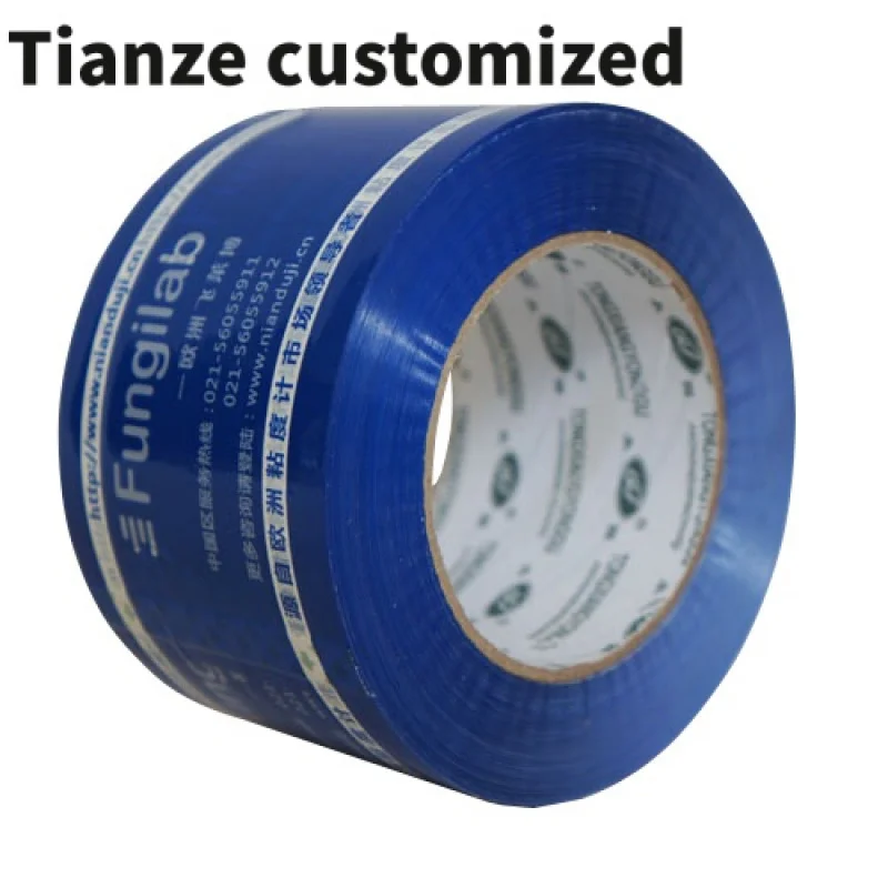 

10 pieces（custom）Custom Print Activated Packing Tape With Logo Bopp Printed Tape 100y/200y Waterproof Tape 72mm