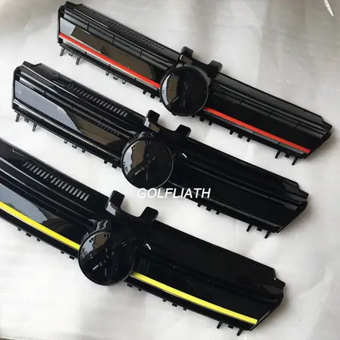 Auto Car Front Bumper Mesh Grille Grill Fit For Volkswagen Golf MK7 GTI R 2013-2016