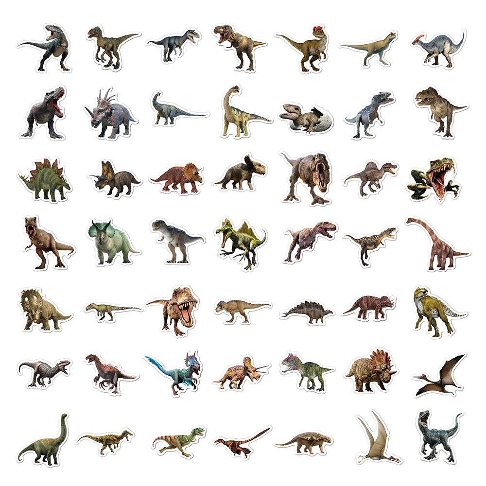 10/30/50/100pcs Cool Jurassic Park Movie Stickers Dinosaur Decals Skateboard Phone Laptop Luggage Car Waterproof Sticker Kid Toy