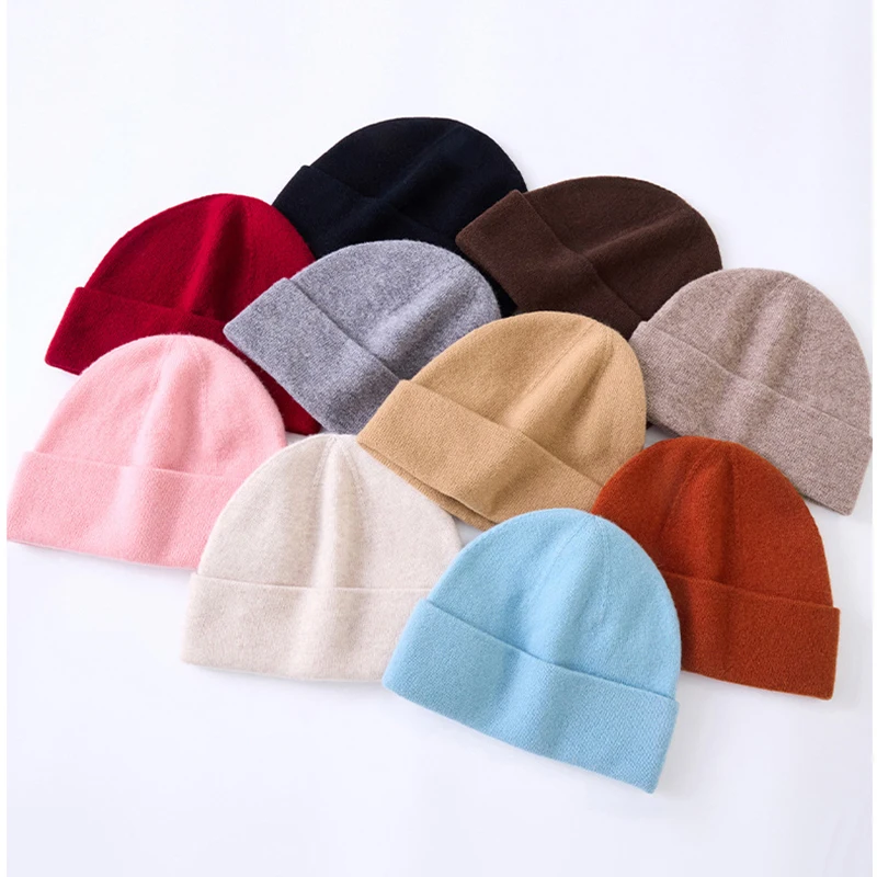 

Winter Hat Women Wool Knit Soft Warm Accessory For Skiing Autumn Outdoor Sports Cycling Climb Luxury