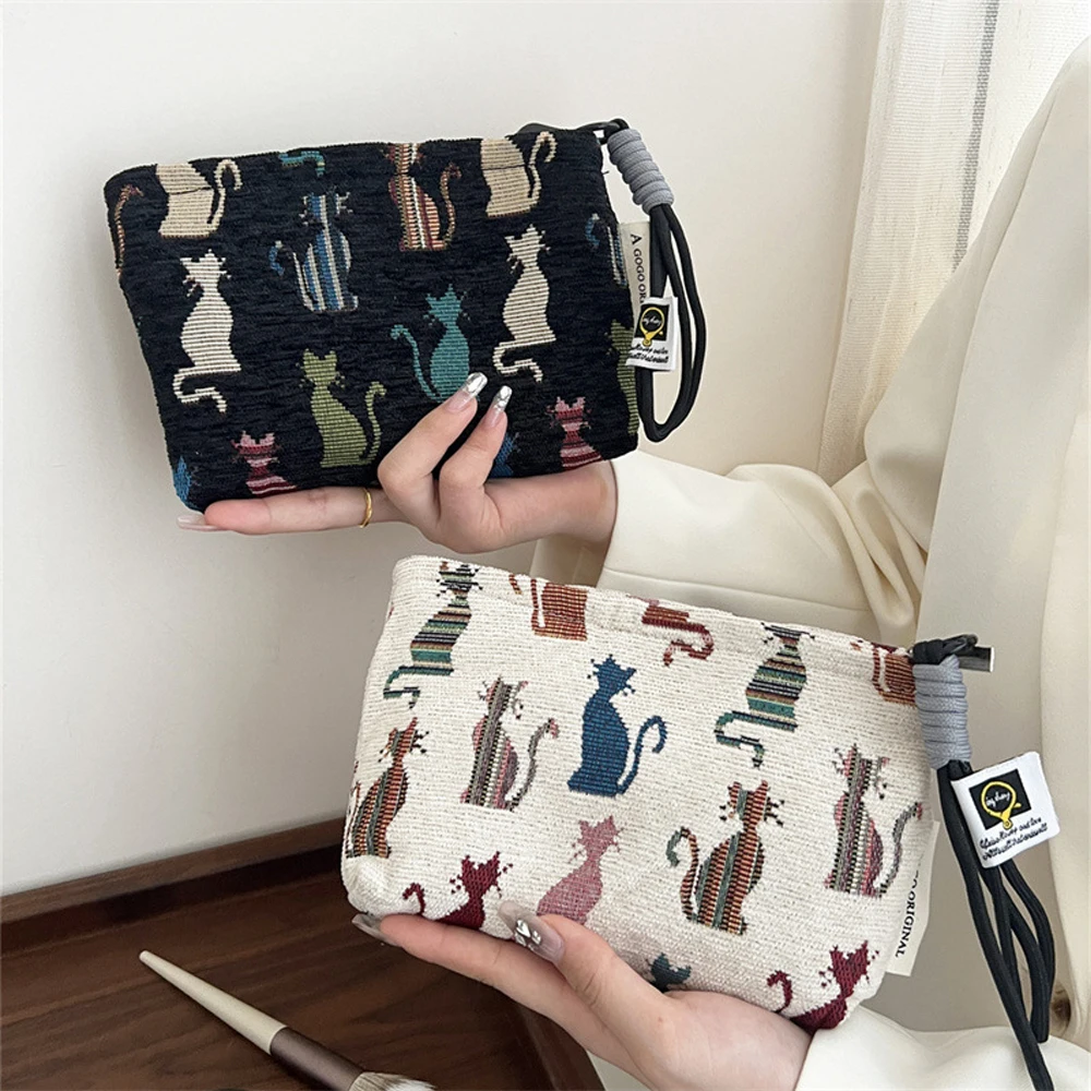 Bolso de mano portátil a la moda para mujer, bolso de mano para fiesta y cena, bolso de almacenamiento de viaje, bolso cosmético rosa brillante con cremallera, bolsa de maquillaje cosmético