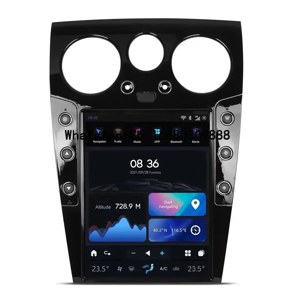 

AuCAR 12.1" Android 11 Car Stereo DVD Player GPS Navigation Auto Electronics Car Radio for Bentley Continental GT 2003-2019
