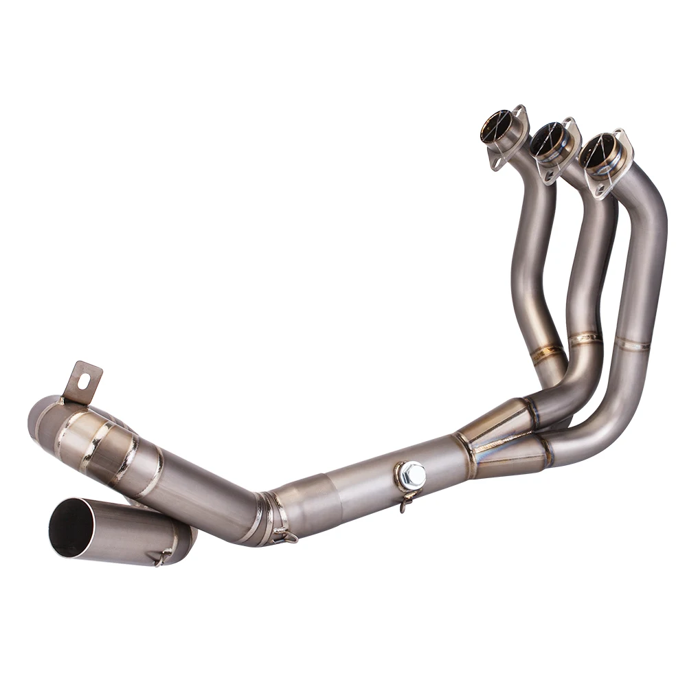 

Motorcycle Titanium alloy Exhaust Escape Systems For MT-09 FZ-09 FJ09 MT09 2014-2020 Modify Front Link Pipe 51mm