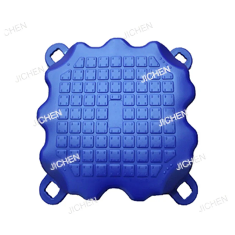 منصة صيد الأسماك البلاستيكية JC ذات العصر المائي، قارب رصيف عائم، جسر عائم، حديقة مائية