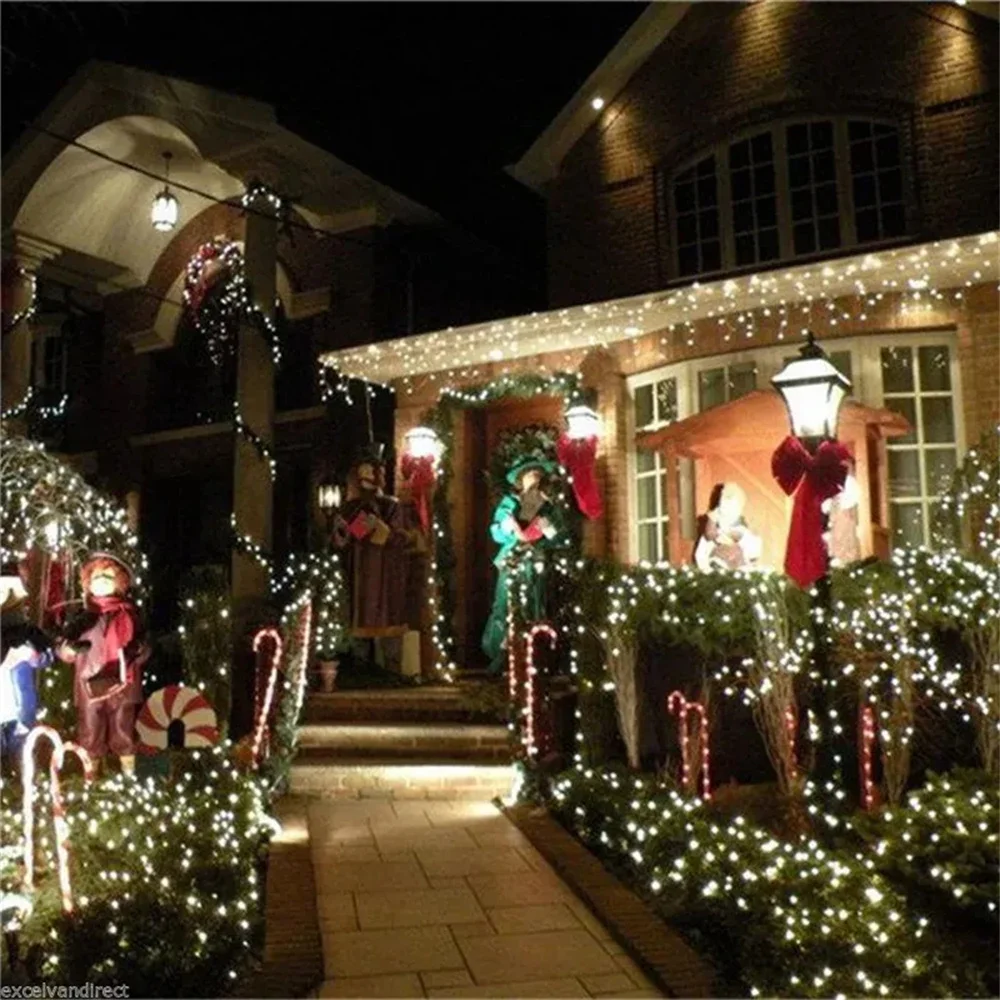 10M 100 LED Fairy String Lights Waterproof Outdoor Home Christmas Party Wedding Holiday Decoration Garland Light