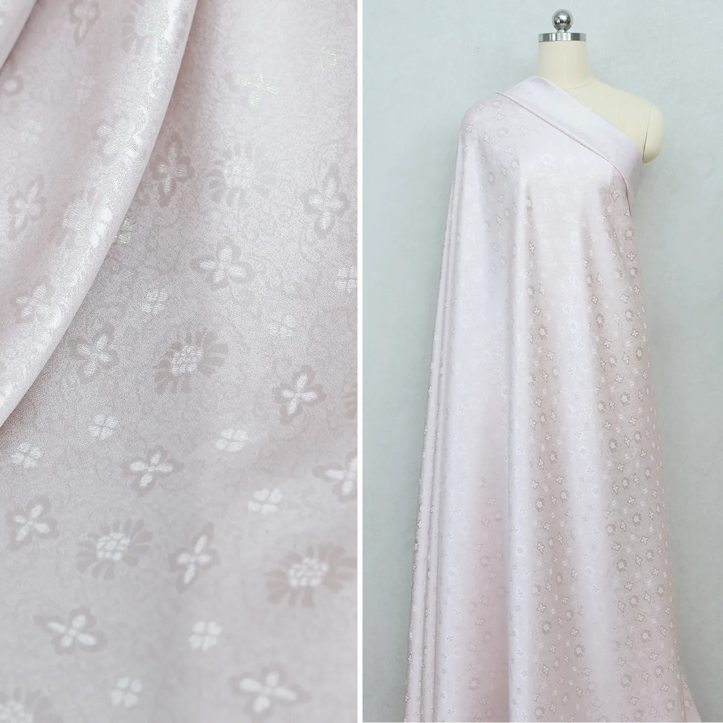 High Quality Pink Silk Streamer Color Silk Silk Silk Silk Chinese Traditional Costume Tea Clothing Cheongsam Cloth Fabric