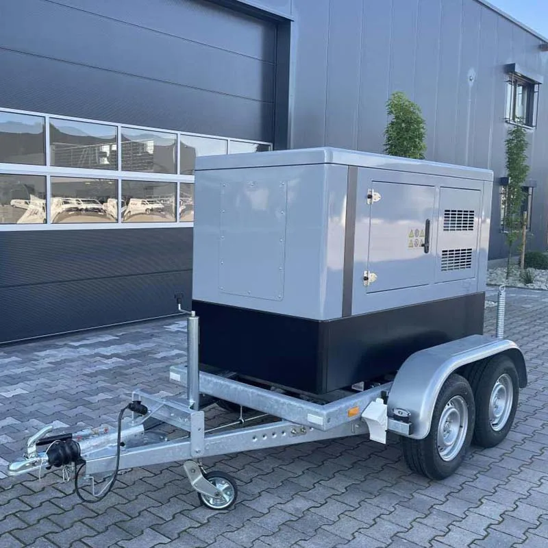 Mobile Silent Diesel Generators Cooled Diesel Electrostatic Generator Portable Silent Electric Diesel Generator Sets for USA