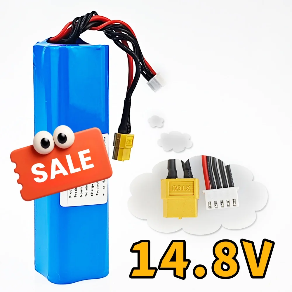 

14.8V 6.8Ah 4S2P 18650 Lithium Battery Suitable for Drones, Quadcopters, Racing Drones,XH2.54-5P XT60