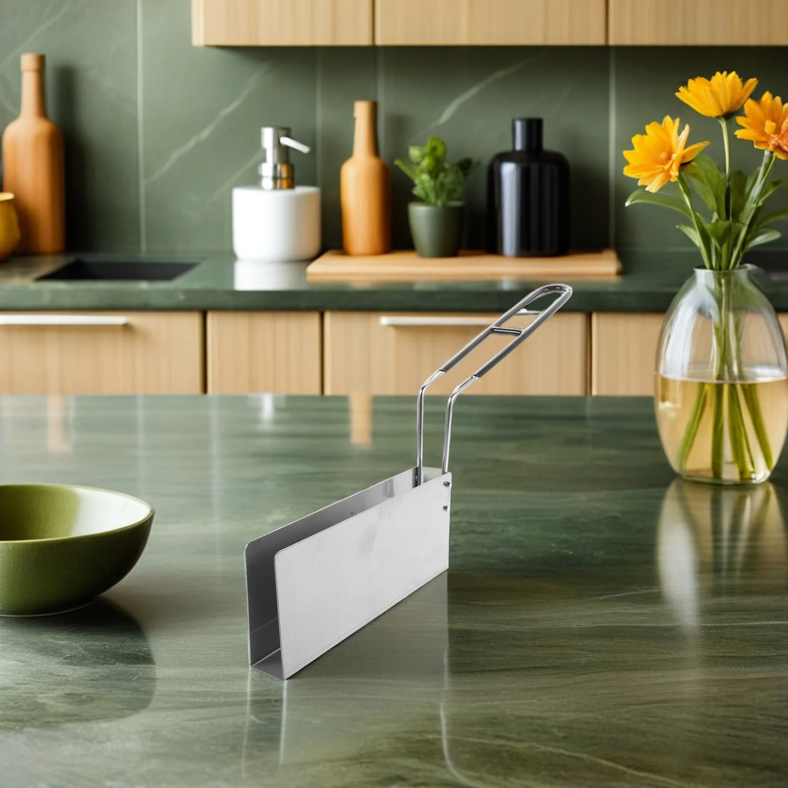 

Stainless Steel Sushi Mold 16.90X6.68X1.65 U Shape Taco Onigiri Maker Flat Bottom Reusable Sushi Maker Tool Kitchen Molds