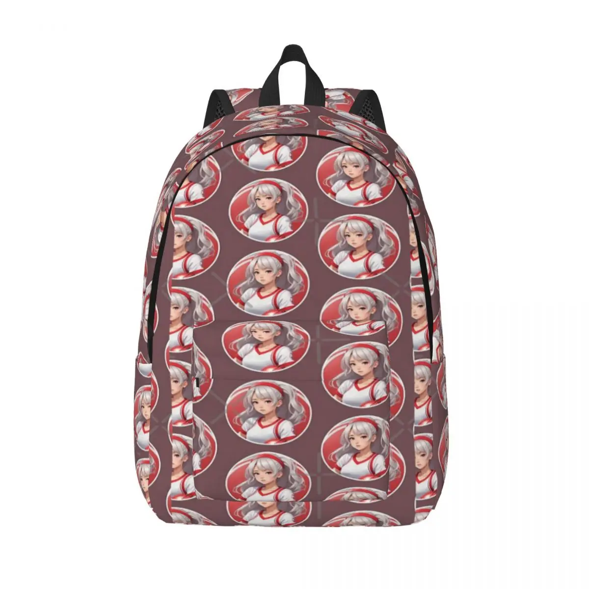 

Basketball Dreams In Anime 2 Captivating Female Athlete Art Simple and Stylish Backpack Canvas Backpack Man backpack