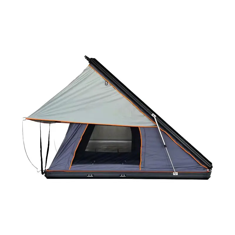af-Waterproof Oxford Fabric Aluminum Hard Shell High Space Car  Triangle Rooftop Tent Roof Top Tent for Camping