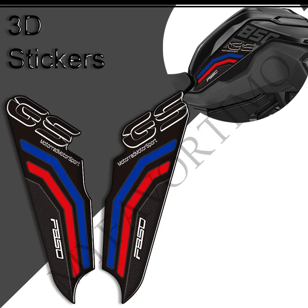 2019 2020 2021 2022 2023 Stickers Decals Protection Tank Pad Side Grips Gas Fuel Oil Kit Knee For BMW F850GS F 850 GS F850