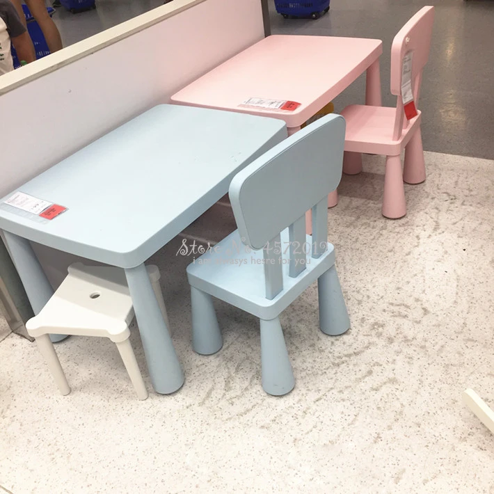 Kindergarten Children's Tables and Chairs Set Plastic Tables and Chairs Baby Learning Tables and Children's Toy Tables Thickened