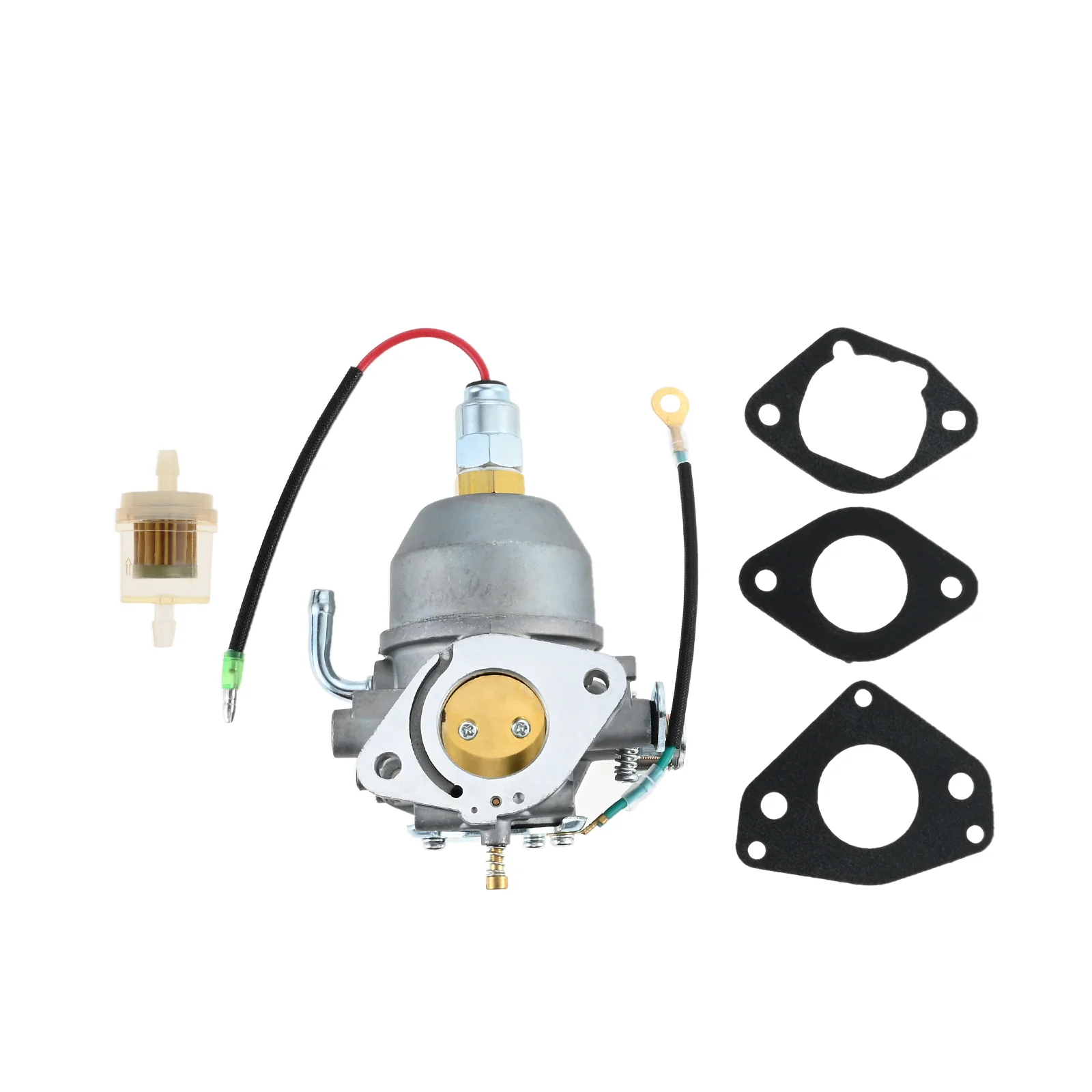 

1Set Labwork New Carburetor Kit 2 Gaskets Fuel Filter for Kohler CV18S CV20S CV22S CV725 Command Engine Carb US Easy To Install