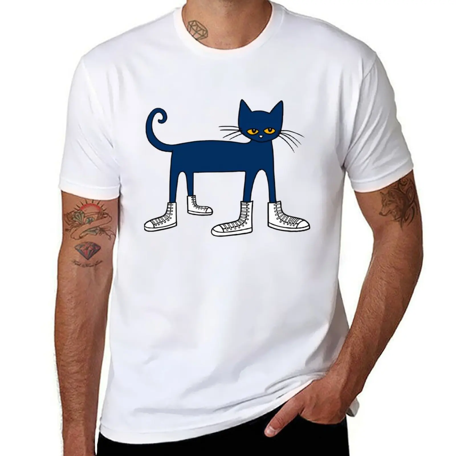 

Pete the Cat I Love My White Shoes T-Shirt anime t shirts oversize funny t shirts man T-Shirt