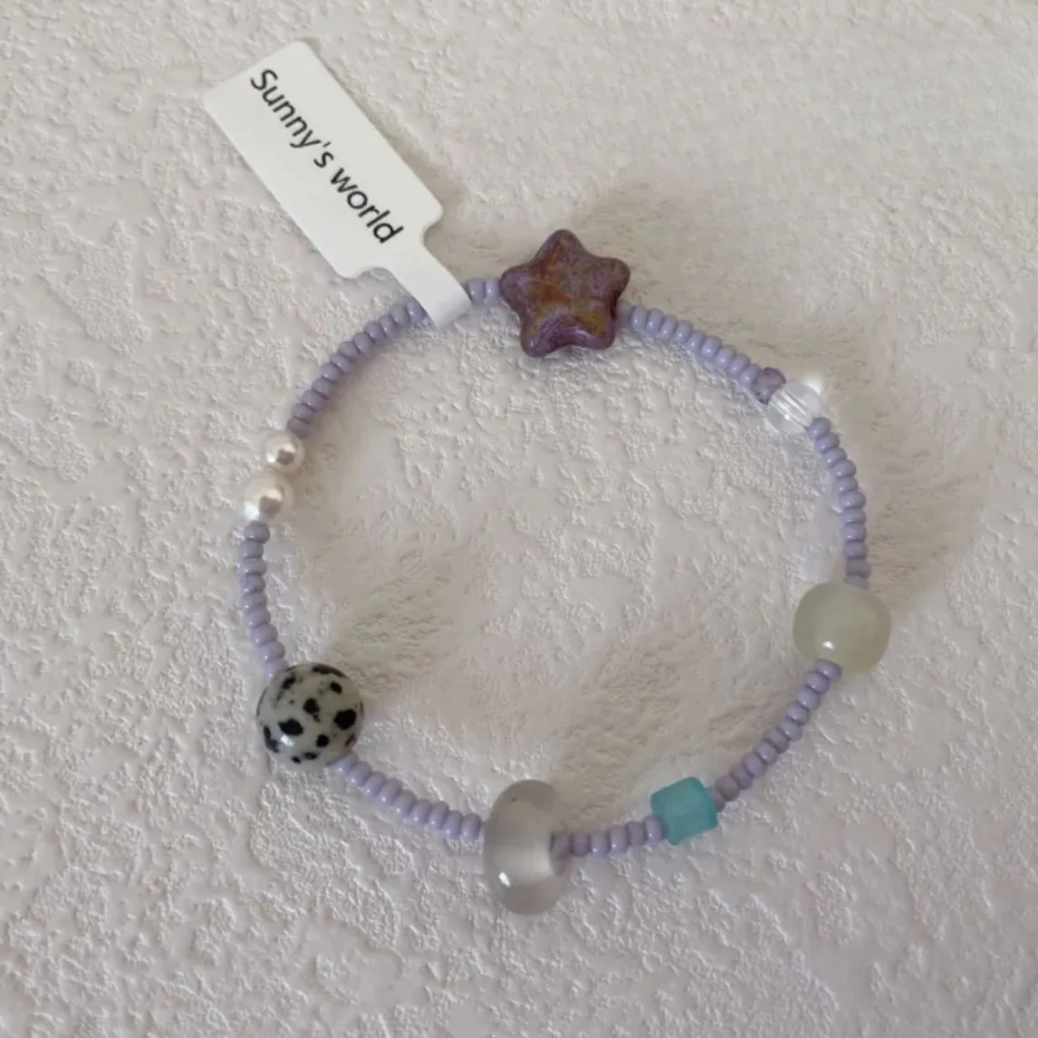 Fashion Handmade Charm Bracelet Kawaii Star Y2k Bead Chain Jewelry Bracelet Cute Hand Chains Accessories Love Beads Gifts