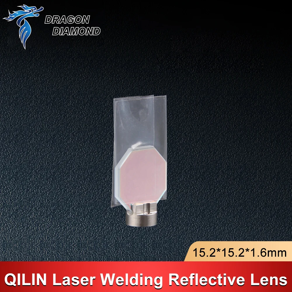 

1PC Qilin laser welding reflective lens With Holder 15.2*15.2*1.6 reflectors used for hand-held welding heads With holder