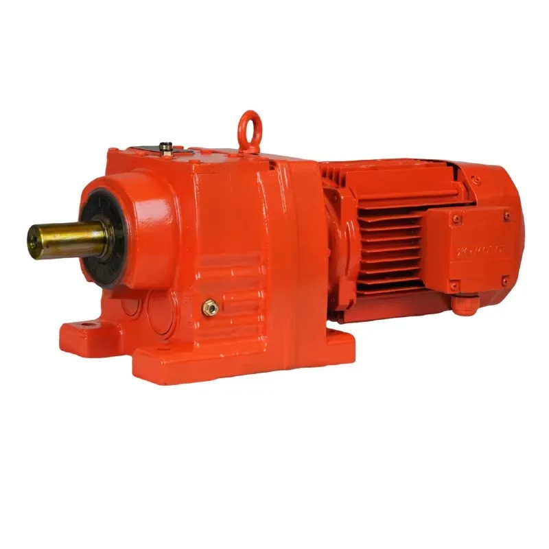 R Series Inline Helical Gear Reducer for Cost-effective Replacement for SEW Gearboxes in CNC Machine Feed Applications