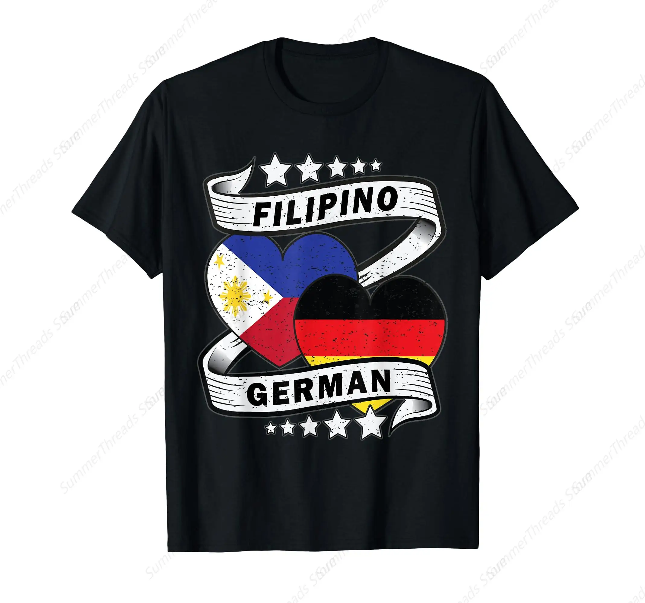 Heidelberg City Funny Cat German Flag Germany T-Shirt