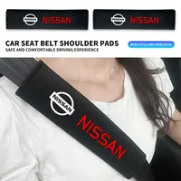 Car Safety Belt Cover Ornament Shoulder Protector For Nissan Qashqai X J10 J11 Trail Tiida Teana Skyline Juke X-trail Almera