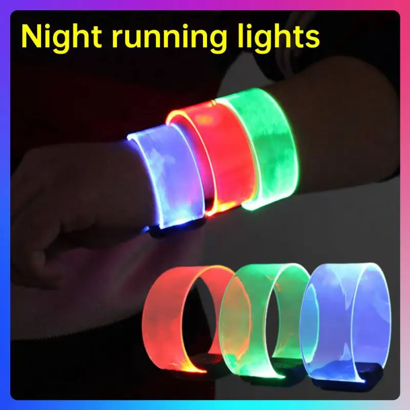 Light Adjustable Bracele Night Running Climing Strap Safety Bright Band Party Glow-in-the-dark Props Luminous Bracelet Magnet