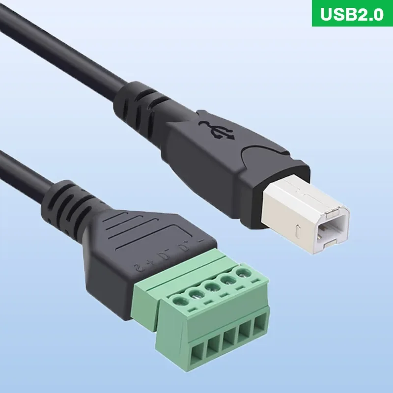Кабель-удлинитель для передачи данных с 5 ядрами, USB 2,0 B