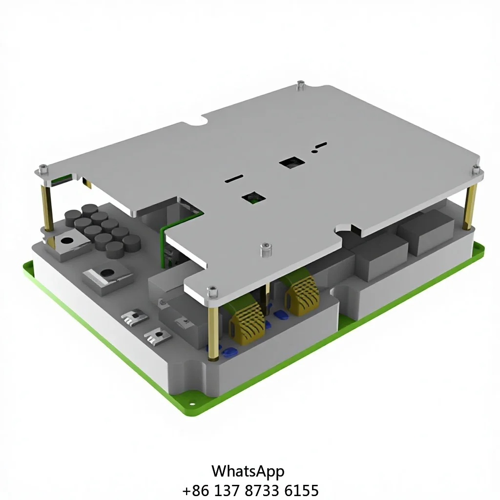 High Reliability 6kW Onboard DCDC Converter Module With IP67 Air Cooled 94% Efficiency For Commercial Industrial Road Vehicles