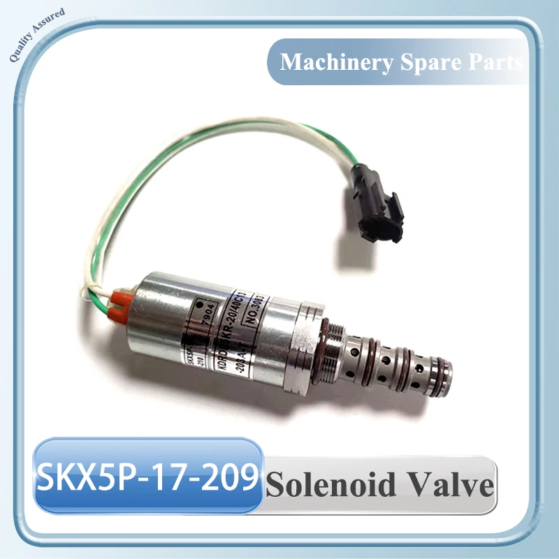 

Hydraulic Pump Solenoid Valve SKX5P-17-209 KDRDE5K-20/40C04-109 For EC460 EC210 EC240 EC290 EC360 Excavator Parts