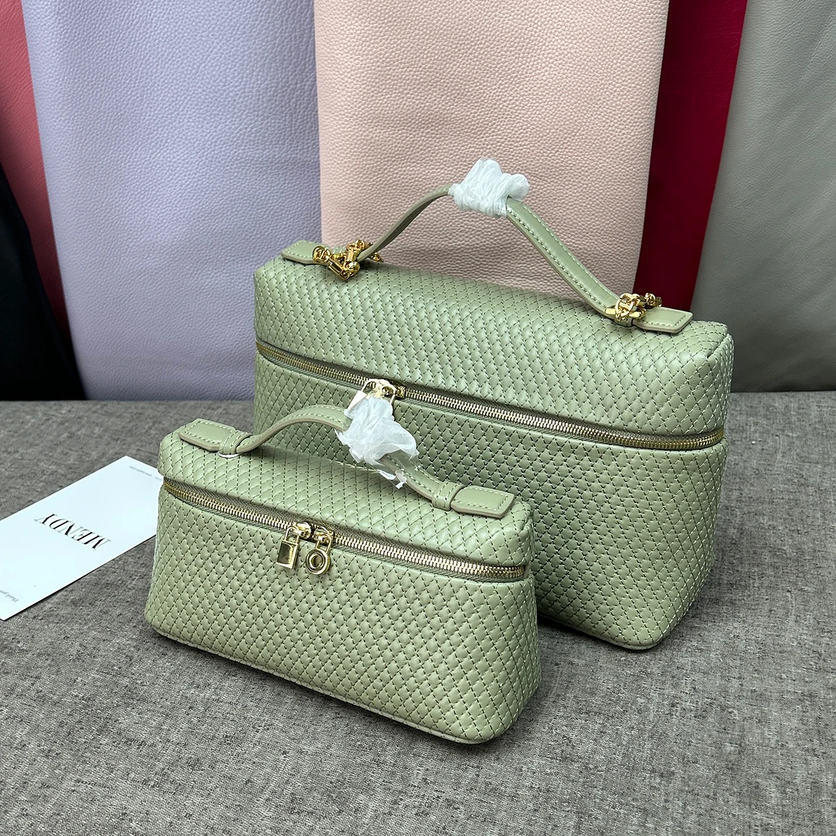 ميندي حقائب نسائية حقائب يد حقائب كروسبودي حقيبة يد جلد طبيعي حقيبة مربعة مصمم حقيبة فخمة LP19 27 حقيبة كتف التطريز #5