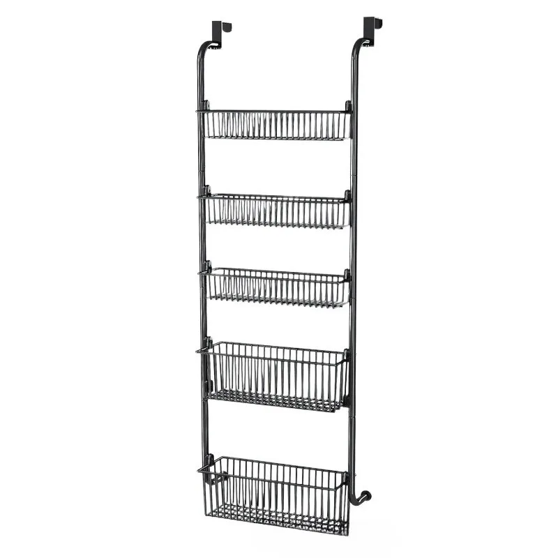 

Japanese shelf 15cm non-punching multi-layer ultra-thin bathroom bedroom door storage basket rack