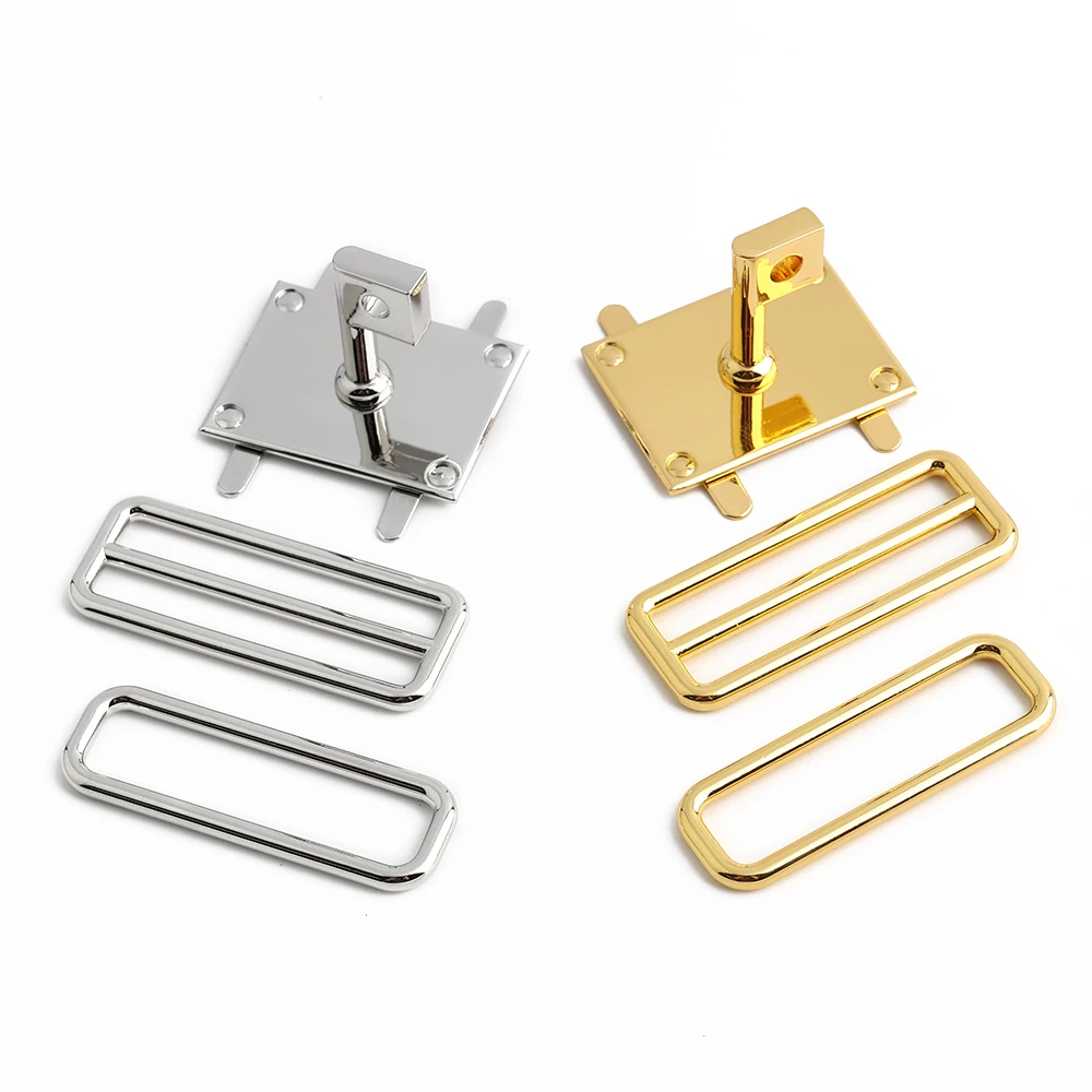 1/5/8Sets Komplettes Set aus Lederhandwerk, Metall-Brusttaschen, Schlösser, quadratisch, drehbares Schloss für Handtasche, Tasche, Hardware-Kit, Zubehör – Detail 5
