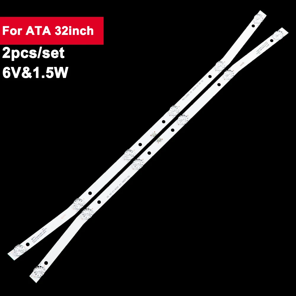 32L1 مللي متر 32L3 32S1A قطعة/المجموعة 32L56 ND32N2 580 JS-D-JP32DM-061EC 2 MS-L2082 6 فولت 1.5 واط التلفزيون LED الخلفية قطاع ل ATA 32 بوصة LED-32B180