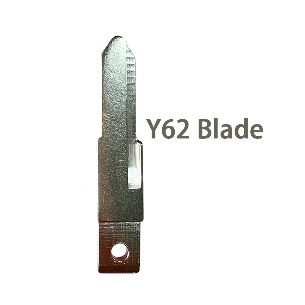 5pcs/lot Y62 Flip Replacement Uncut Metal Blank Blade For Renault Clio4 Sandero Master3 Symbol Trafic Dacia Logan Dokker Duster