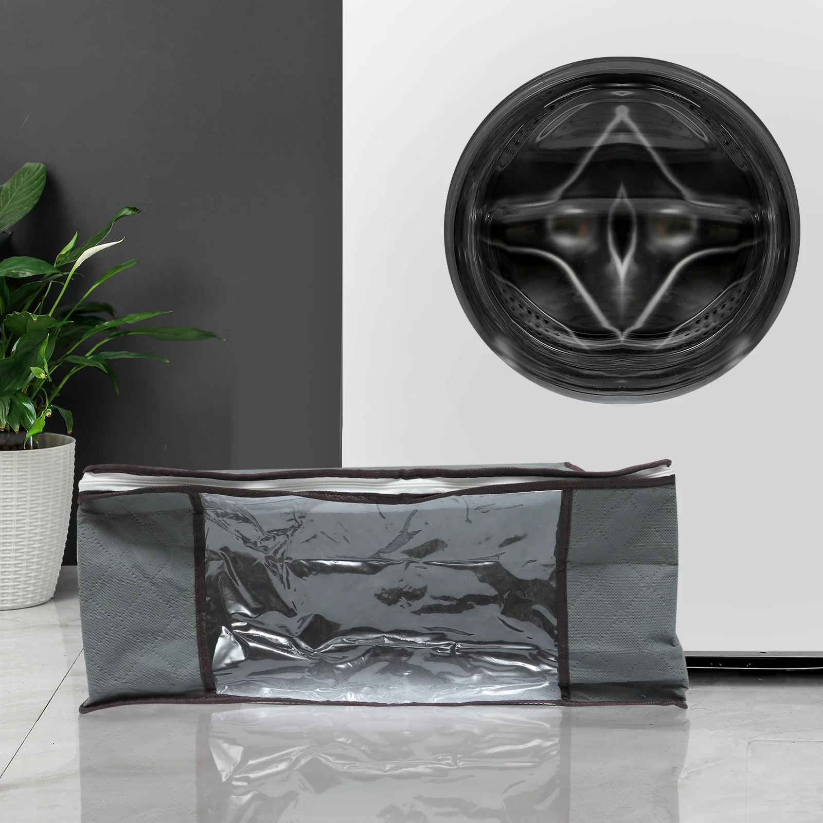 4-teiliges Aufbewahrungstaschen-Set für Kleidung, faltbar, wasserdicht, staubdicht, große Kapazität, unter dem Bett, Schuh-Organizer, Halter, multifunktional