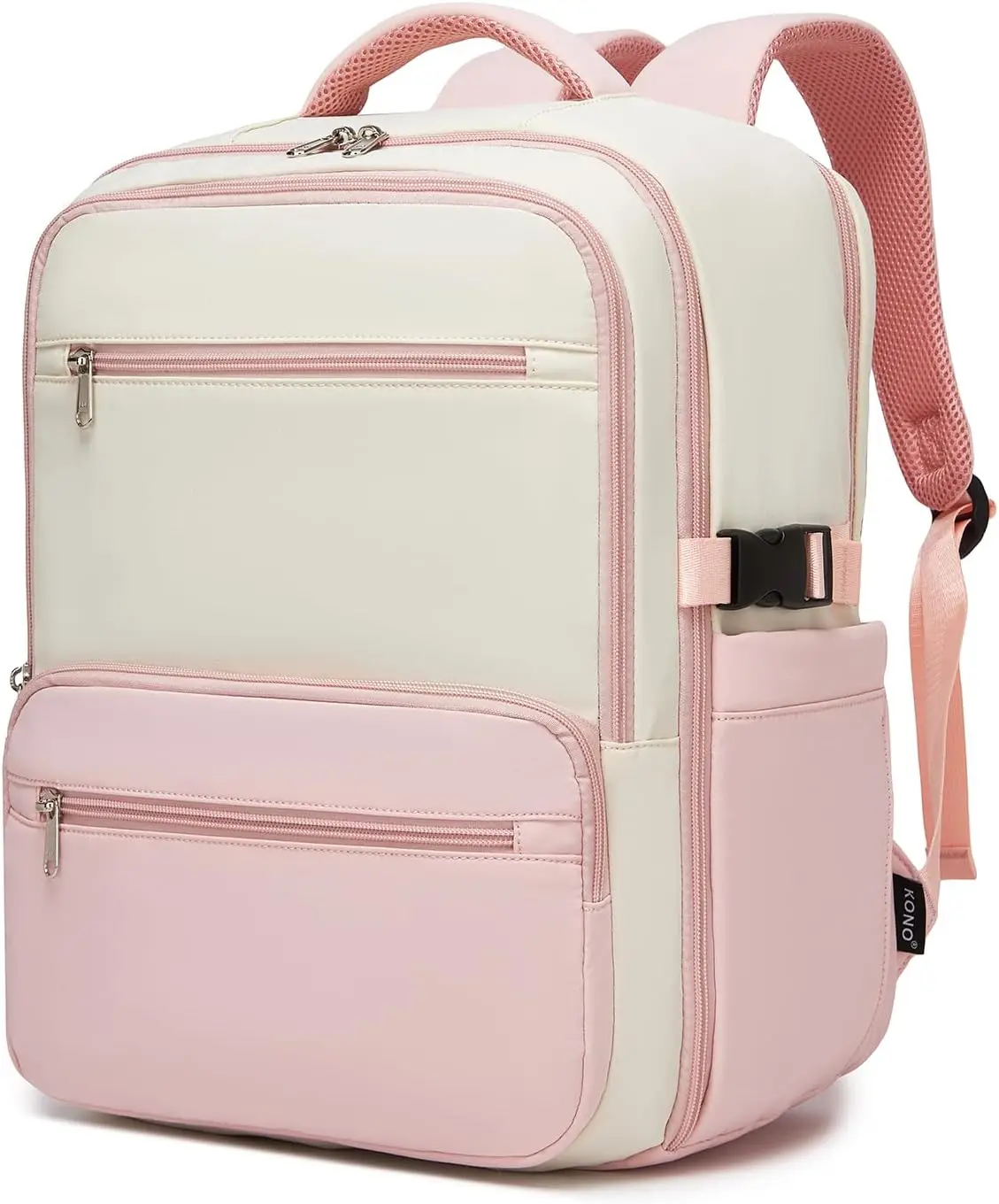 KONO handbagage rugzak 40x30x20, 40L, waterdicht met laptopvak, geschikt voor Ryanair en andere luchtvaartmaatschappijen, zakelijk gebruik & vakantie