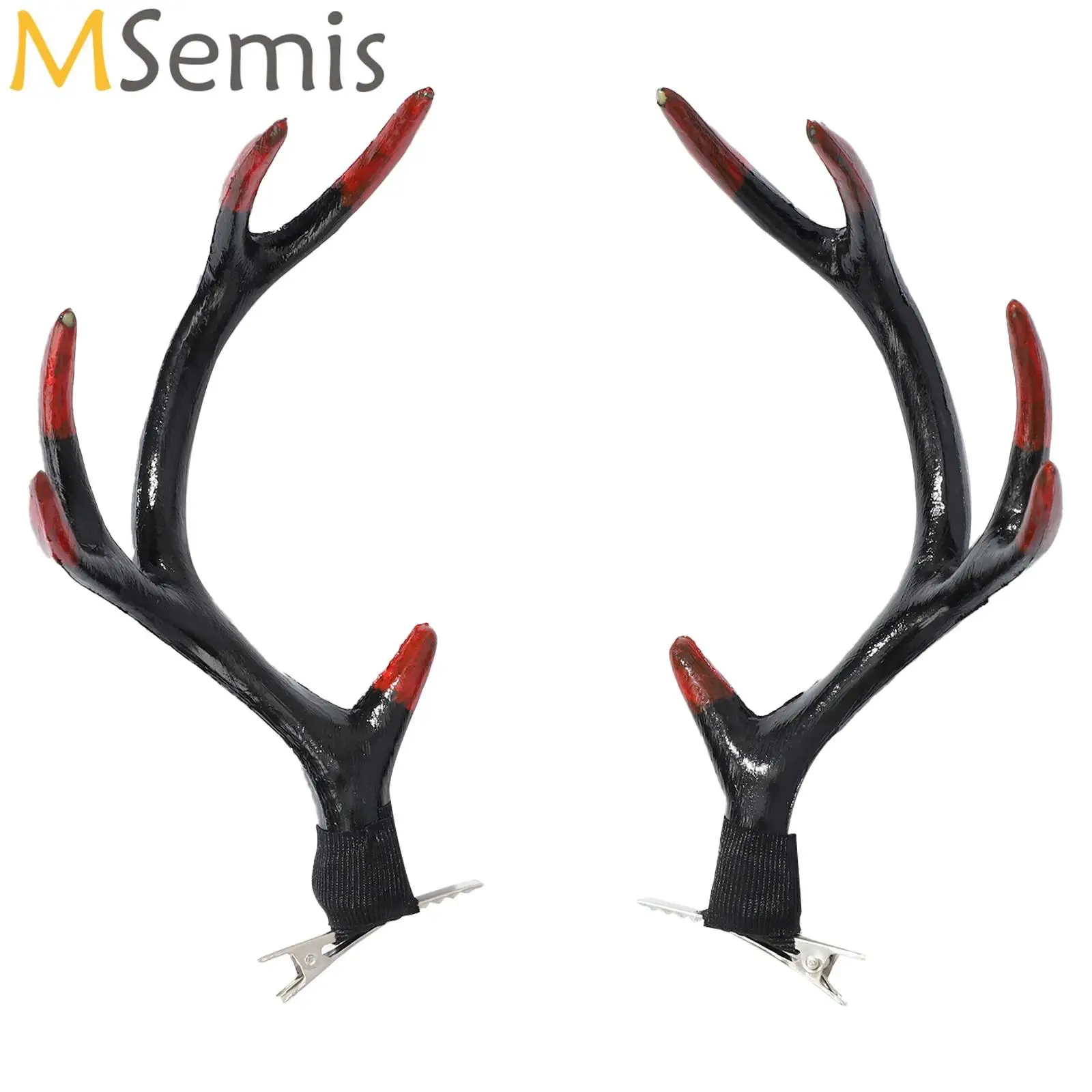 Xmas Antler Barrette Hair Clips New Year Girls Hairgrips Woman Party Ornament Accessories Christmas Hairware Deer Ear Hairpins