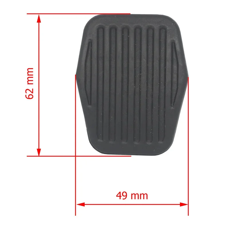 سيارة دواسة فرامل القدم وسادة الدواسة يغطي المطاط للتركيز MK2 MK3 فورد C-Max كوغا 2007-2020 3M512457AA 1234292 3M512457CA 007