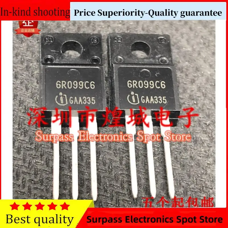 

10PCS-100PCS 6R099C6 IPA60R099C6 TO-220F 600V 38A Price Superiority-Quality guarantee