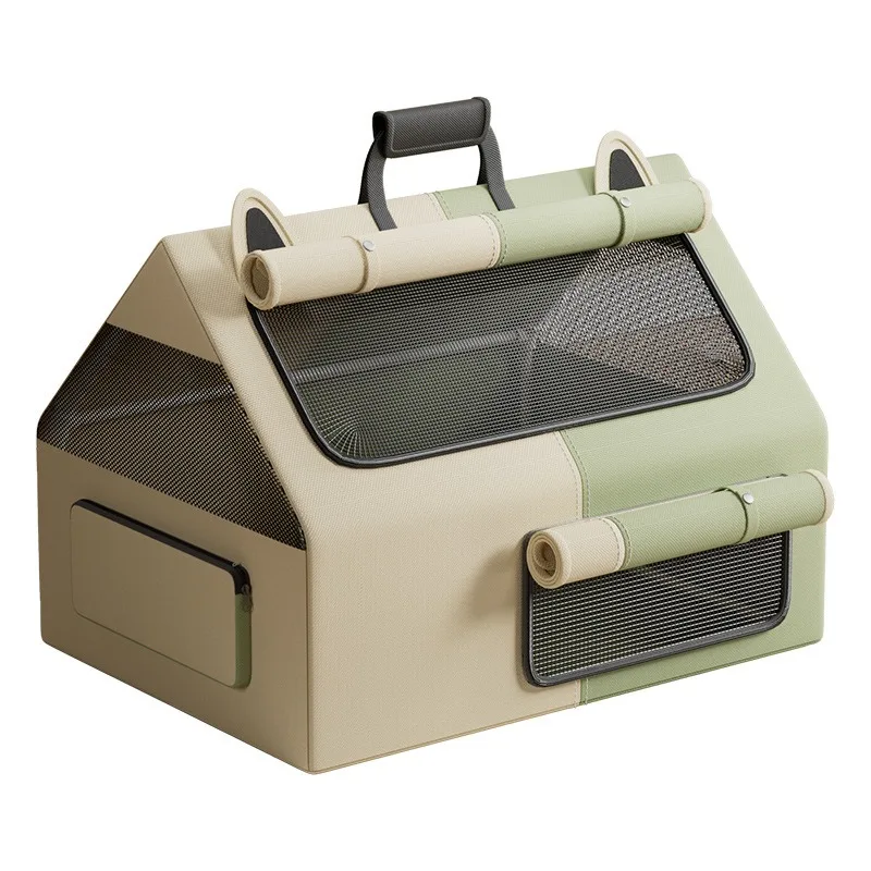 winterCat Delivery House Tent For Pregnant Cats Foldable Enclosed Pet Birth Room Maternity Nest Portable Breeding Box Cage Suppl
