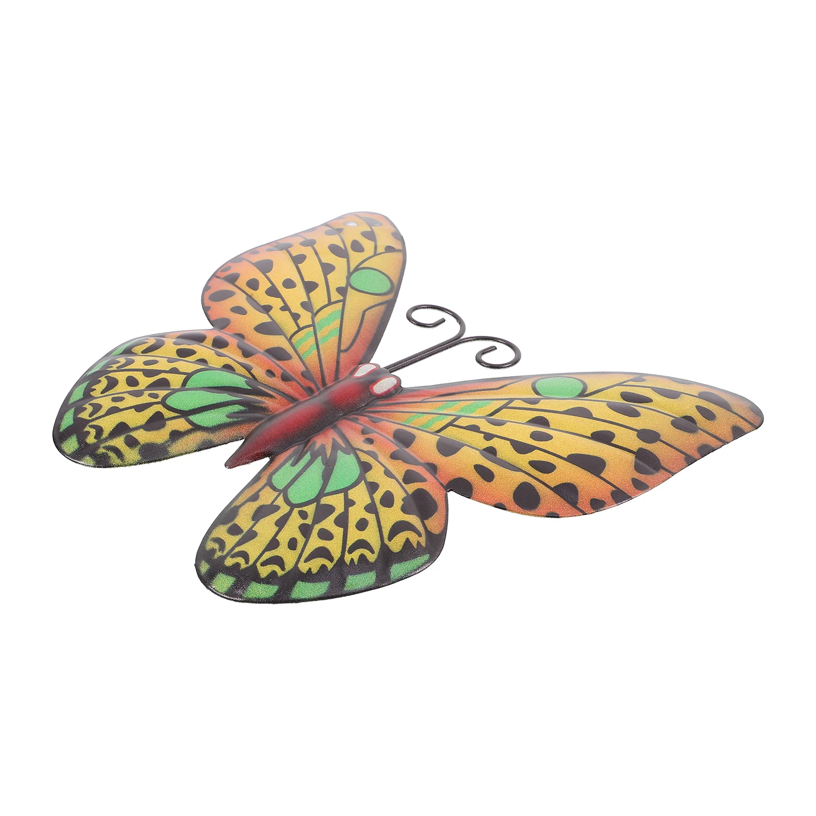 Hardware Crafts Scene Pendant Home Decoration Iron Butterfly Wall Hanging Outdoor Decorations for Garden