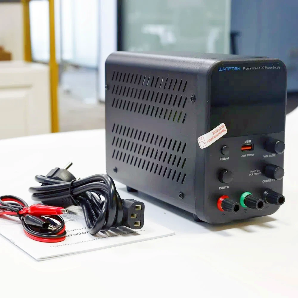 WPS605H مصدر طاقة مختبر DC رقمي 0-60 فولت 0-5A قابل للتعديل مع حماية CC CV & OVP OCP