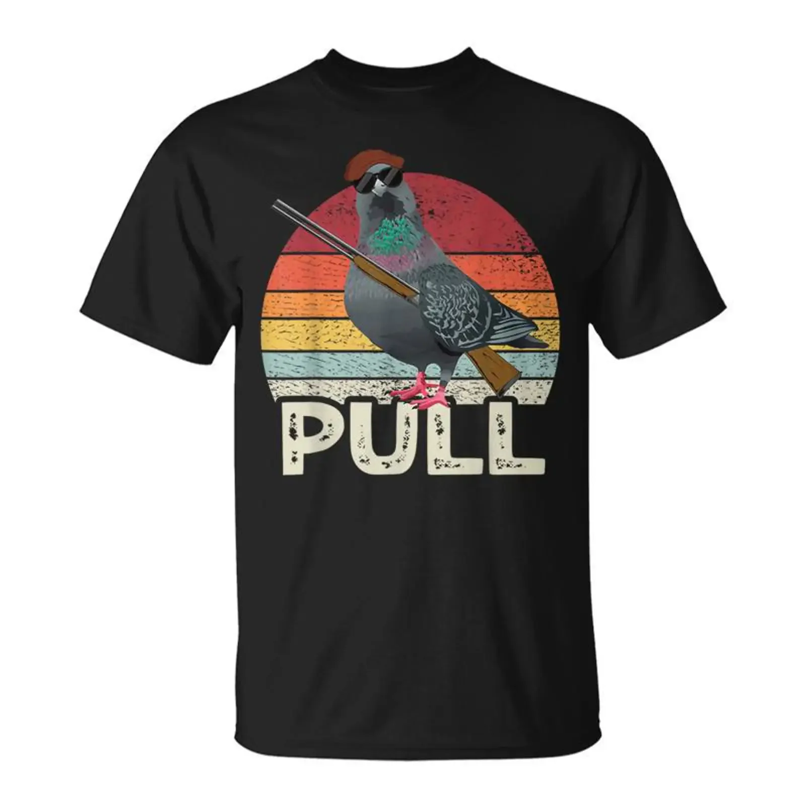 Pull Clay Pigeon Target Trap Shooting Skeet Men T Shirt Monsterry vintage Washed Slightly Breathable Soft graphic homme