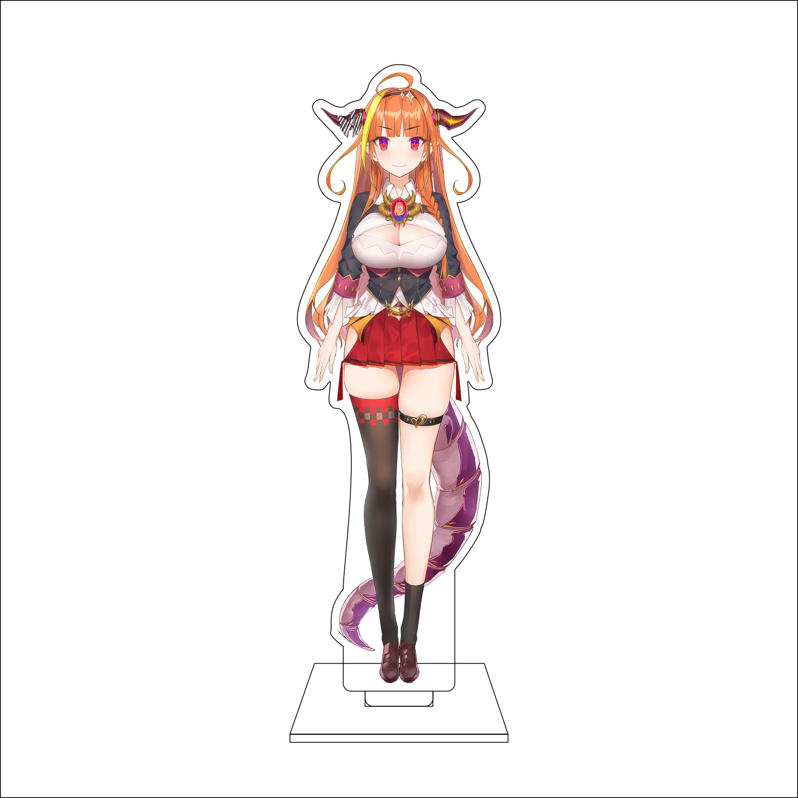 16CM Anime Hololive Cosplay Acrylic Figure Stand Plate Hoshimachi Suisei Natsuiro Matsuri Robocosan Akai Haato Ornaments Gifts view 6